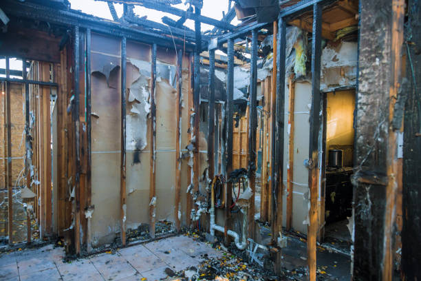 Professional Soot Cleanup technician working in Greenwood, IN